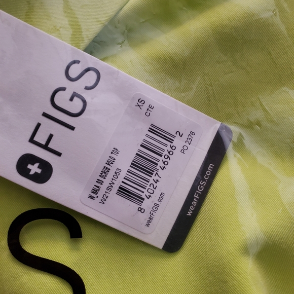 Figs Other Figs Limited Edition Citrine Nala Polo Scrub Top Poshmark